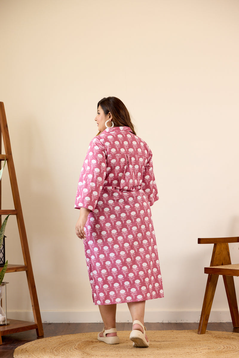 Onion Pink Shirt Dress – Nangaliaruchira