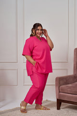 Hot Pink Modal Co-ord Set