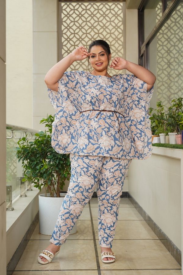 Kaftan Co-ord Set-Plus Size